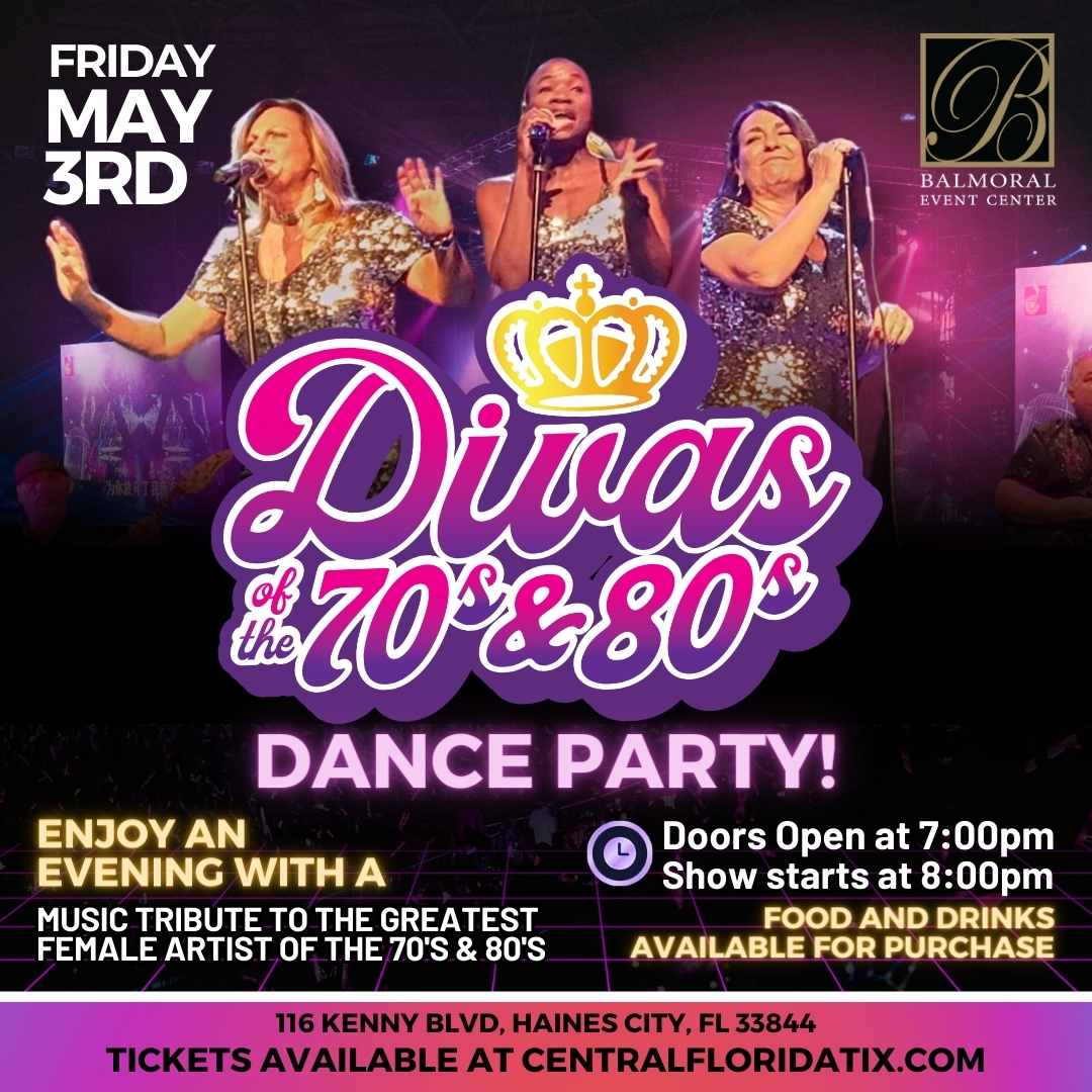 DIVA'S of the 70s & 80s Dance Party
